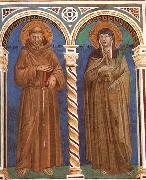 GIOTTO di Bondone Saint Francis and Saint Clare Germany oil painting artist